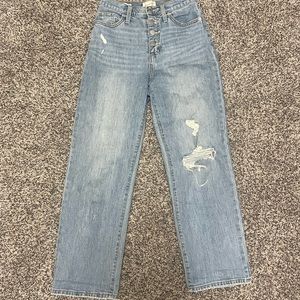 universal thread vintage straight leg jeans size 0/25R